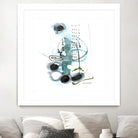 Remplir le paysage II by Sylvie Cloutier on GIANT ART - blue abstract