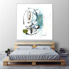 Remplir le paysage III by Sylvie Cloutier on GIANT ART - blue abstract