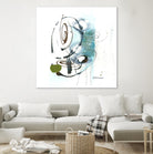 Remplir le paysage III by Sylvie Cloutier on GIANT ART - blue abstract