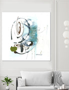 Remplir le paysage III by Sylvie Cloutier on GIANT ART - blue abstract