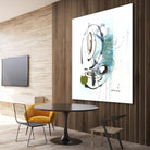 Remplir le paysage III by Sylvie Cloutier on GIANT ART - blue abstract