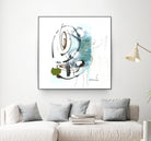 Remplir le paysage III by Sylvie Cloutier on GIANT ART - blue abstract