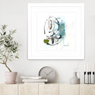 Remplir le paysage III by Sylvie Cloutier on GIANT ART - blue abstract