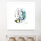 Remplir le paysage III by Sylvie Cloutier on GIANT ART - blue abstract