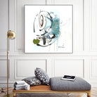 Remplir le paysage III by Sylvie Cloutier on GIANT ART - blue abstract