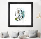 Remplir le paysage III by Sylvie Cloutier on GIANT ART - blue abstract