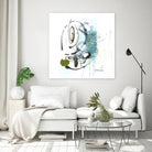 Remplir le paysage III by Sylvie Cloutier on GIANT ART - blue abstract