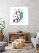 Remplir le paysage III by Sylvie Cloutier on GIANT ART - blue abstract