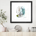 Remplir le paysage III by Sylvie Cloutier on GIANT ART - blue abstract