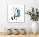 Remplir le paysage III by Sylvie Cloutier on GIANT ART - blue abstract