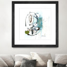 Remplir le paysage III by Sylvie Cloutier on GIANT ART - blue abstract