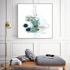 Remplir le paysage IV by Sylvie Cloutier on GIANT ART - blue abstract