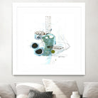 Remplir le paysage IV by Sylvie Cloutier on GIANT ART - blue abstract