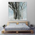 Glacial blue I by Kathleen Cloutier on GIANT ART - blue abstract forêt