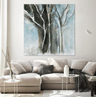 Glacial blue I by Kathleen Cloutier on GIANT ART - blue abstract forêt