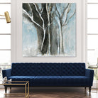 Glacial blue I by Kathleen Cloutier on GIANT ART - blue abstract forêt