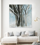 Glacial blue I by Kathleen Cloutier on GIANT ART - blue abstract forêt