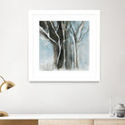 Glacial blue I by Kathleen Cloutier on GIANT ART - blue abstract forêt