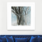 Glacial blue I by Kathleen Cloutier on GIANT ART - blue abstract forêt