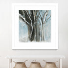 Glacial blue I by Kathleen Cloutier on GIANT ART - blue abstract forêt