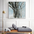 Glacial blue I by Kathleen Cloutier on GIANT ART - blue abstract forêt