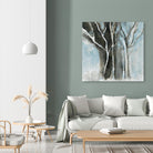 Glacial blue I by Kathleen Cloutier on GIANT ART - blue abstract forêt