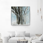 Glacial blue I by Kathleen Cloutier on GIANT ART - blue abstract forêt