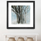 Glacial blue I by Kathleen Cloutier on GIANT ART - blue abstract forêt