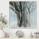 Glacial blue I by Kathleen Cloutier on GIANT ART - blue abstract forêt