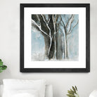 Glacial blue I by Kathleen Cloutier on GIANT ART - blue abstract forêt