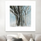 Glacial blue I by Kathleen Cloutier on GIANT ART - blue abstract forêt