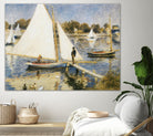 La scéne à Argenteuil by Auguste Renoir on GIANT ART - beige masters sail boat