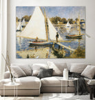 La scéne à Argenteuil by Auguste Renoir on GIANT ART - beige masters sail boat