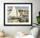 La scéne à Argenteuil by Pierre-Auguste Renoir on GIANT ART - beige masters sail boat