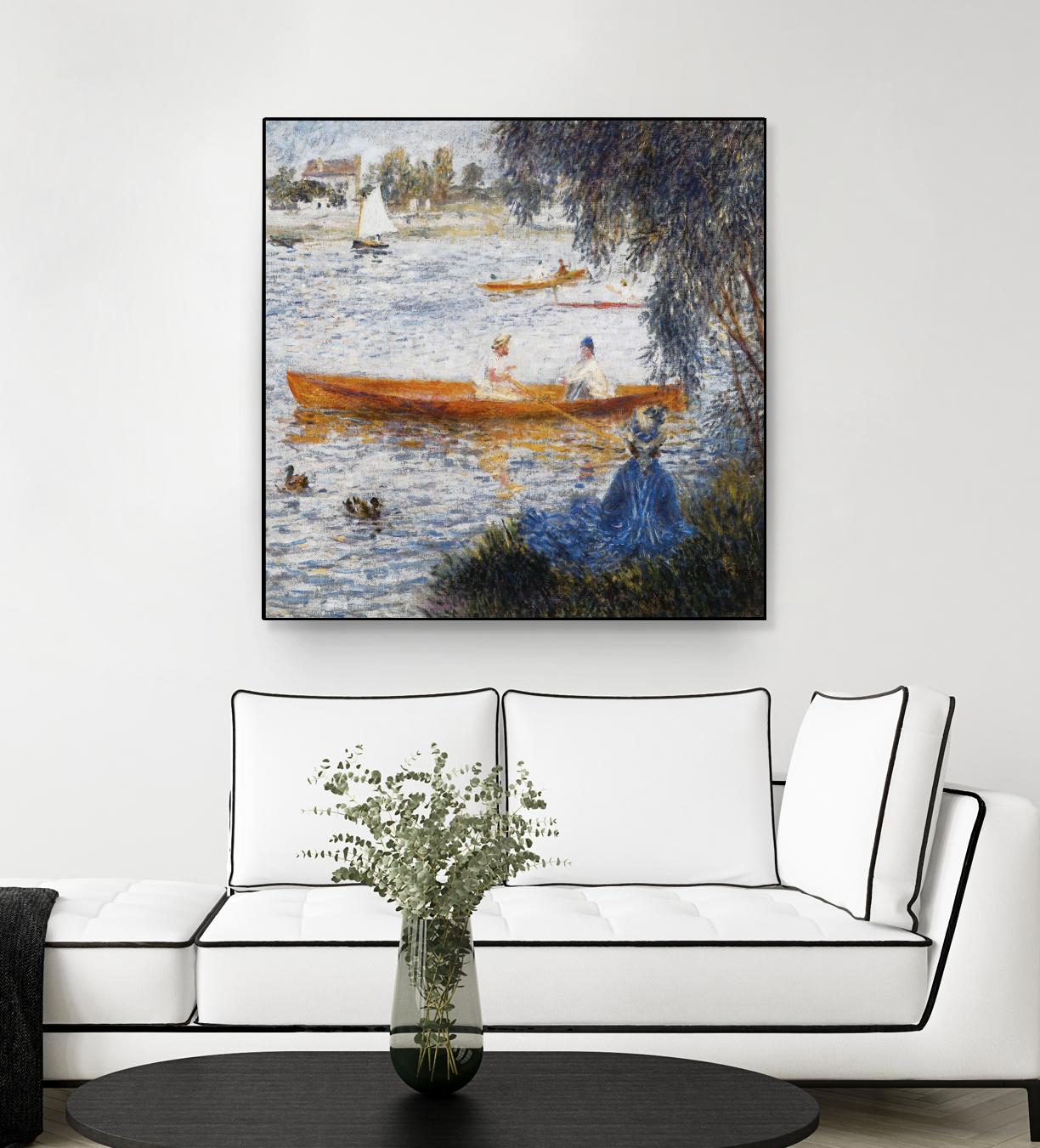 Canotier à Argenteuil by Auguste Renoir on GIANT ART - orange masters chaloupe