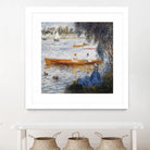 Canotier à Argenteuil by Auguste Renoir on GIANT ART - orange masters chaloupe