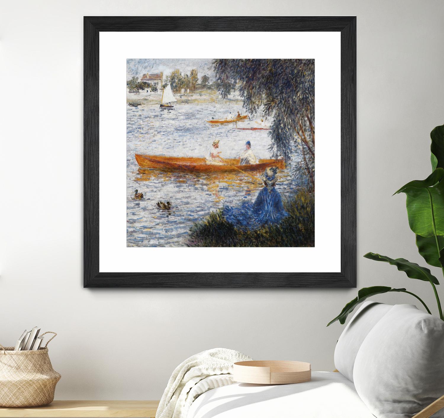 Canotier à Argenteuil by Auguste Renoir on GIANT ART - orange masters chaloupe