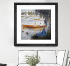 Canotier à Argenteuil by Auguste Renoir on GIANT ART - orange masters chaloupe