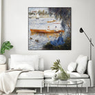 Canotier à Argenteuil by Auguste Renoir on GIANT ART - orange masters chaloupe