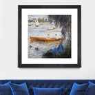 Canotier à Argenteuil by Auguste Renoir on GIANT ART - orange masters chaloupe