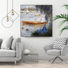 Canotier à Argenteuil by Auguste Renoir on GIANT ART - orange masters chaloupe