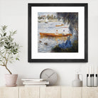 Canotier à Argenteuil by Auguste Renoir on GIANT ART - orange masters chaloupe