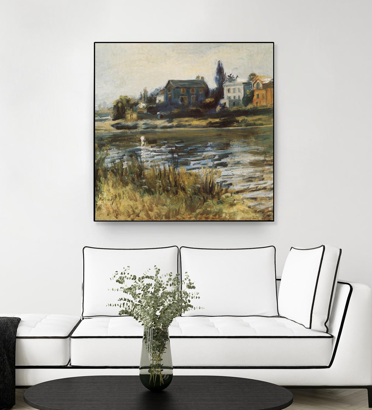 La Seine à Chatou by Auguste Renoir on GIANT ART - green masters rivière