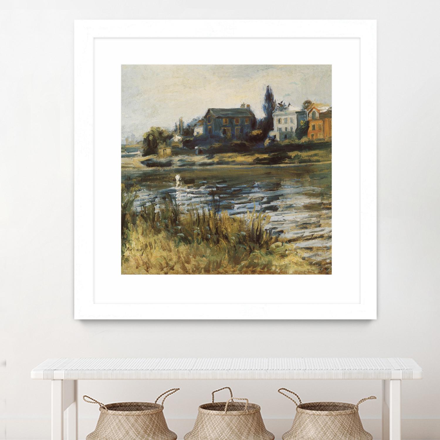 La Seine à Chatou by Auguste Renoir on GIANT ART - green masters rivière