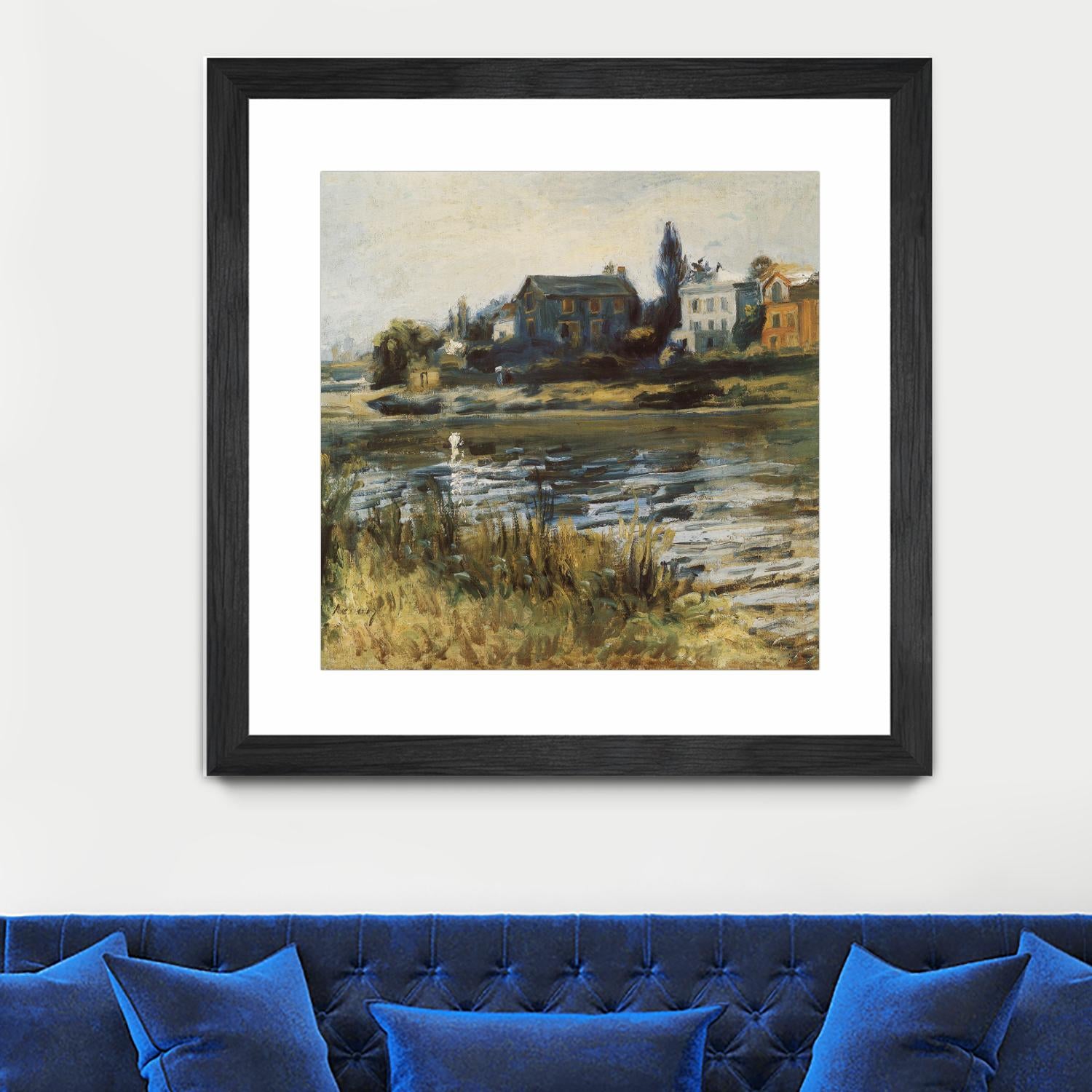 La Seine à Chatou by Auguste Renoir on GIANT ART - green masters rivière