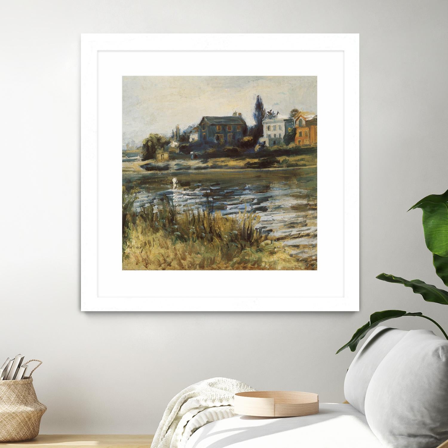 La Seine à Chatou by Auguste Renoir on GIANT ART - green masters rivière