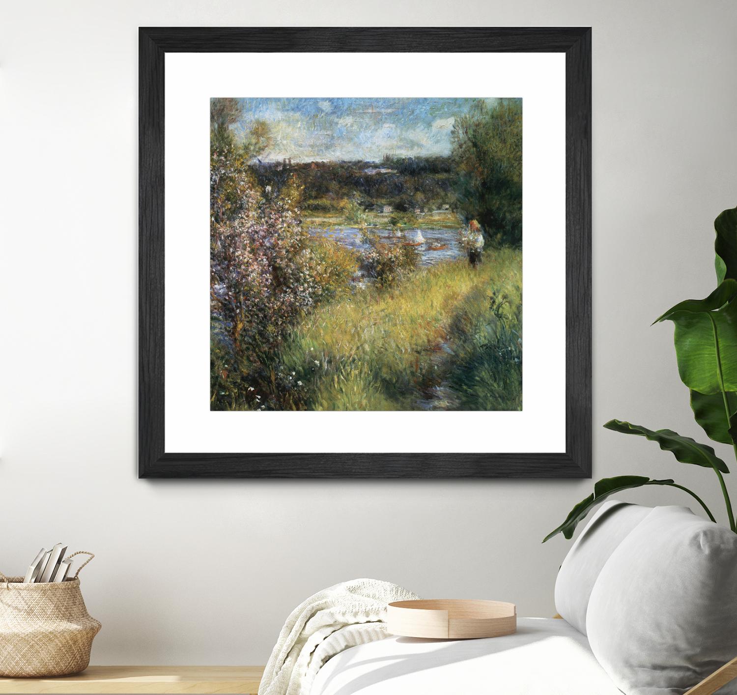 La Seine à Chatou by Auguste Renoir on GIANT ART - green masters
