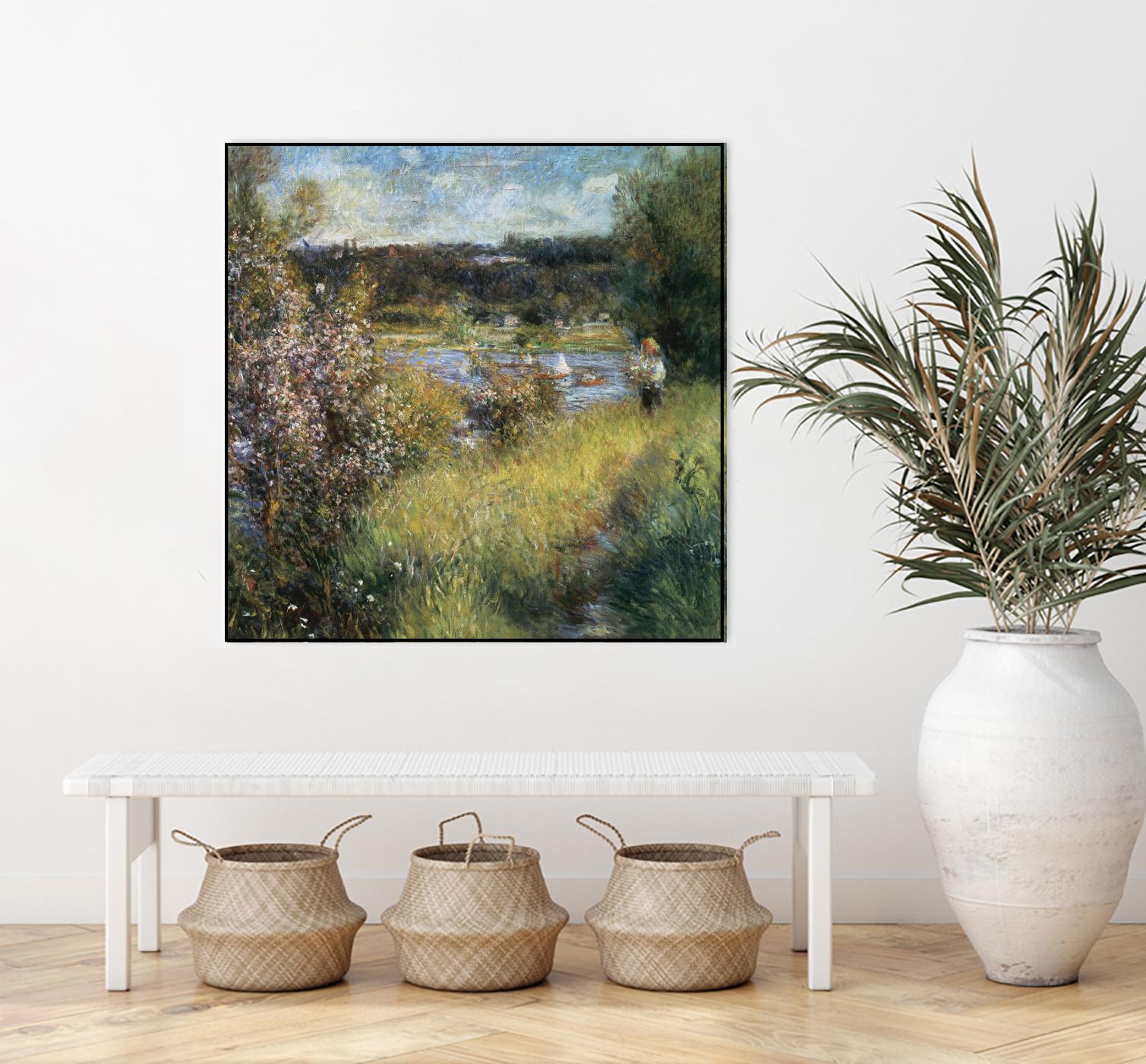 La Seine à Chatou by Auguste Renoir on GIANT ART - green masters