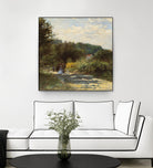 Une route à Louveciennes by Auguste Renoir on GIANT ART - green masters promenade