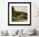 Une route à Louveciennes by Auguste Renoir on GIANT ART - green masters promenade